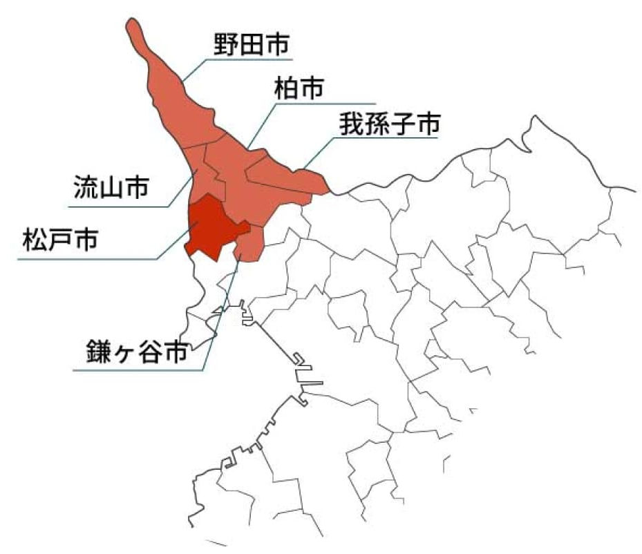 千葉県東葛飾地区